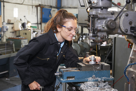 female apprentice engineer