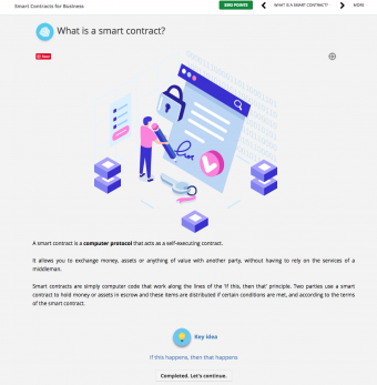 Smart Contracts for Business Online
