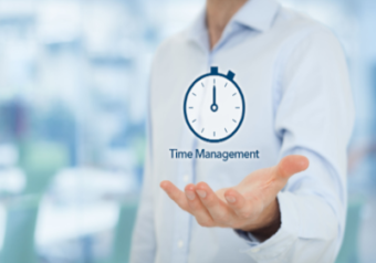 hand handling a stopwatch
