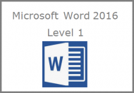 Word 2016 Level 1