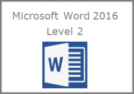 Word 2016 Level 2
