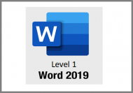 Word 2019 - Level 1 - Online Course