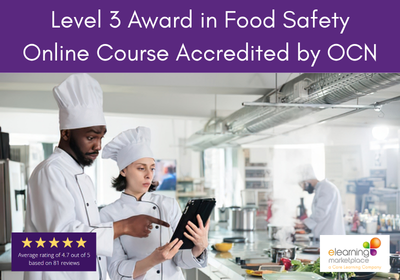 Level 3 Award in Food Safety Online Course