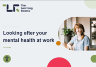 Looking after your mental health at work