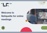 Netiquette for online meetings